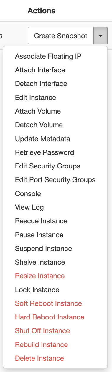 horizon instance action image